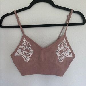 Darc sport she dual wolf bra size small pink marble